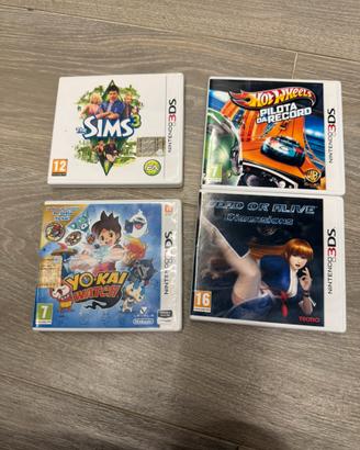Lotto 4 giochi per nintendo 3ds