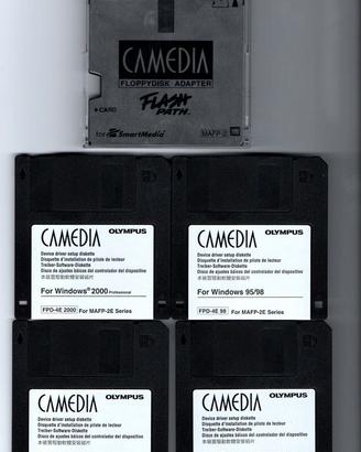 Camedia Olympus floppydisk adapter for smart media