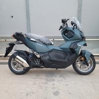 Scooter sym adx 125 e5 verde petrolio