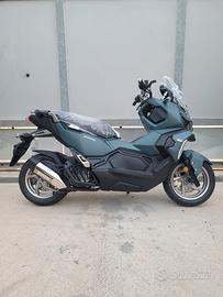 Scooter sym adx 125 e5 verde petrolio