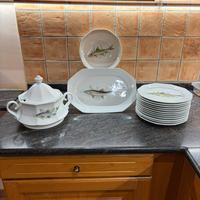 Servizio da tavola per pesce