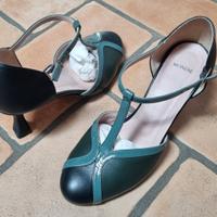 Décolleté Mondiè "Anna" in Vera Pelle - Made in IT