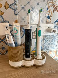 Organizer sazzolini elettrici Oral-B e dentifrici