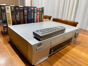 JVC HR-580EU telecomando e 12 grandi film VHS