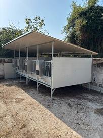 Box per vitelli da svezzamento - struttura zincata