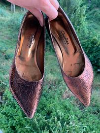 Scarpe Ballerine firmate Charlize bronzo n 38