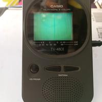 TV a colori Casio vintage 