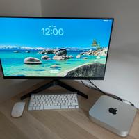 Mac mini m1 schermo Samsung mouse e tartiera