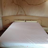 Letto matrimoniale in rovere