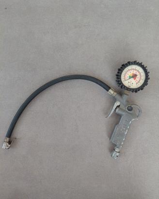 pistola con manometro per compressore