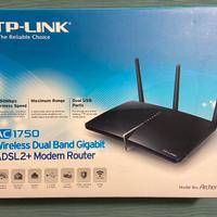 TP-Link AC1750 Wireless Adsl+Modem Router
