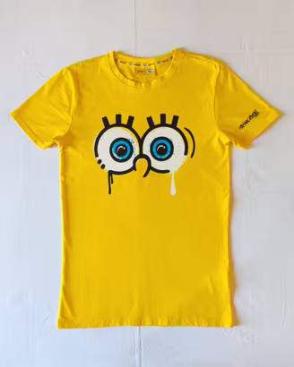 T-shirt gialla Liu Jo x SpongeBob, M (13/14 anni)
