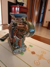 elefante ceramica vintage