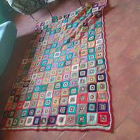 Coperta stile "Granny" all' uncinetto 200x160