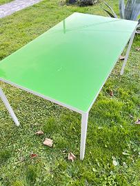 Tavolo scrivania in vetro