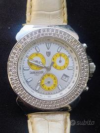 OROLOGIO DA POLSO LANCASTER IN ACCIAIO E DIAMANTI