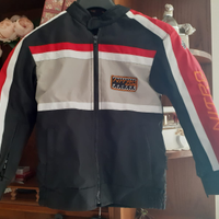 Giubbetto moto+pantaloni+stivali minicross