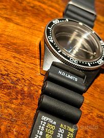 CASSA NH35 - SEIKO 62 MAS - INOX con cinturino sub