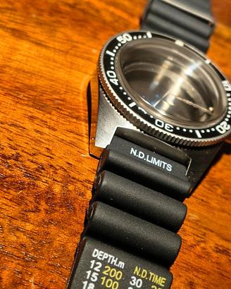 CASSA NH35 - SEIKO 62 MAS - INOX con cinturino sub