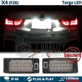 Luci TARGA LED per Bmw X4 F26 PLACCHETTE Complete