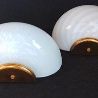 2 apllique Fabbian anni 70 vetro