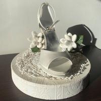 scarpe da sposa in raso. N.35