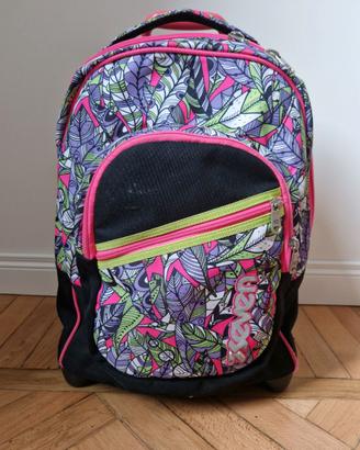 zaino  trolley scuola con astuccio