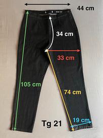 Jeans calibrati tg 21 - 25 - 31