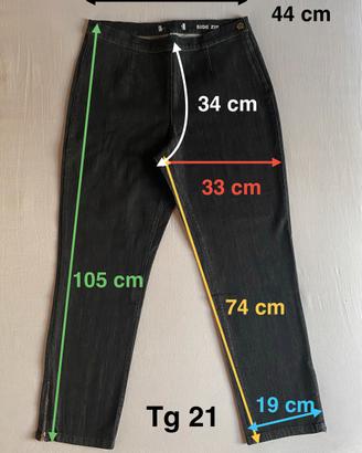 Jeans calibrati tg 21 - 25 - 31