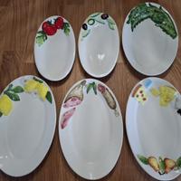 Set piatti ovali a setvire antipasti contorni