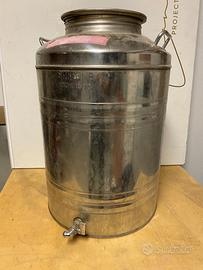 Tanica per olio 50l in acciaio inox