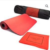 NUOVO Tappetino yoga con asciugamano borsa