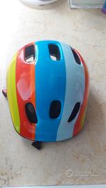 Casco arcobaleno misura 44-48 cm