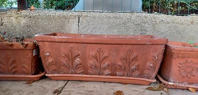 Fioriere in terracotta