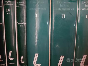 letteratura italiana contemporanea 