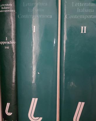 letteratura italiana contemporanea 