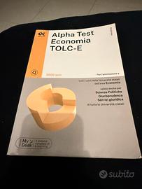 Alpha Test - TOLC-E Economia Edizione 6 Tre volumi