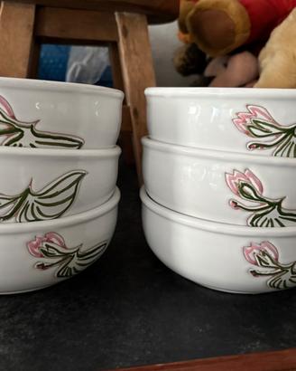 Piatti cerasarda con fiore