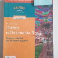 libro scolastico diritto ed economia 1