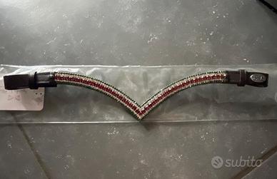 Frontalino cavallo con brillantini