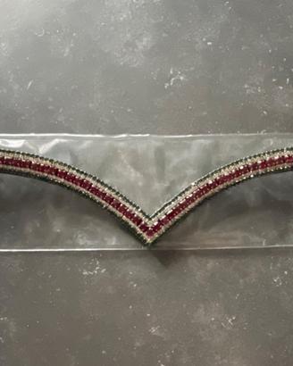 Frontalino cavallo con brillantini
