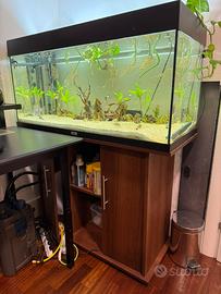 Acquario Juwel Rio 180 completo con filtro esterno