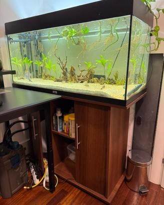 Acquario Juwel Rio 180 completo con filtro esterno