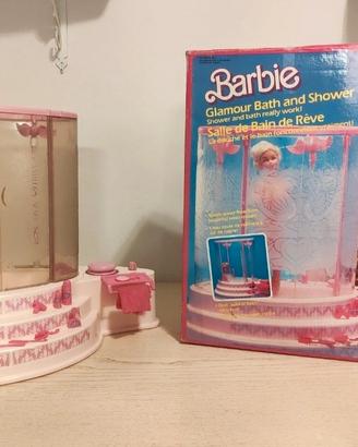 Barbie Glamour Bath & Shower  1985 Mattel 2552 