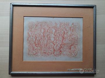 Litografia e lettera Campigli