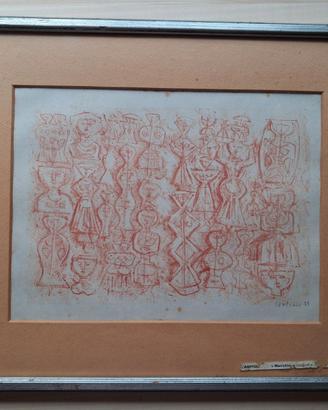 Litografia e lettera Campigli