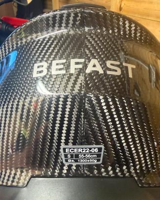 Casco jet moto carbonio