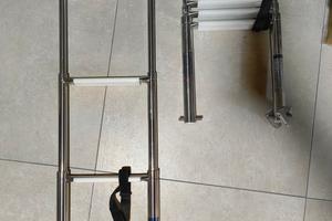3 Scalette telescopiche barca inox - 3 gradini