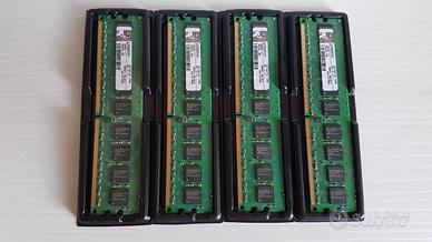 4 memoria DDR2 1Gb 667MHz ECC Kingston KD6502-ELJ