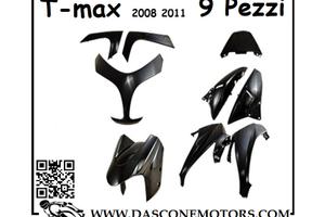 KIt carene Tmax 2008 2011 9P NERO LUCIDO